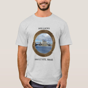 T-shirt Soo Locks à travers la chemise hublots