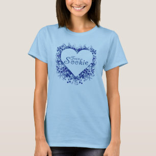 T-shirt sookie d'équipe (coeur bleu)