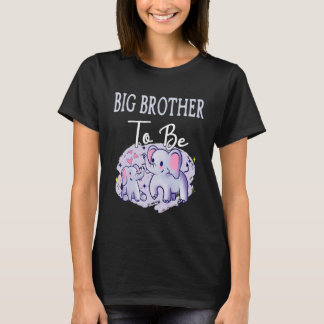 T-shirt Soon Big Brother To Be Elephants Baby Shower Gende