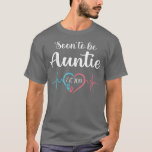 T-shirt Soon to be Auntie 2023 First Time Mom Pregnancy An<br><div class="desc">Soon to be Auntie 2023 First Time Mom Pregnancy Announcement .</div>