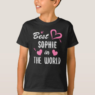 T-shirt Sophie Name, Best Sophie in the World