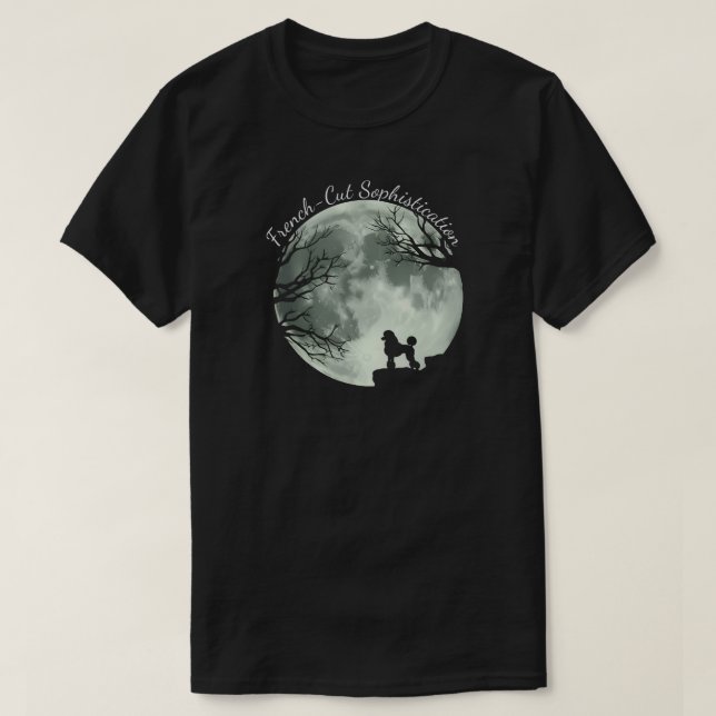 T-Shirt Sophistication Caniche (Design devant)