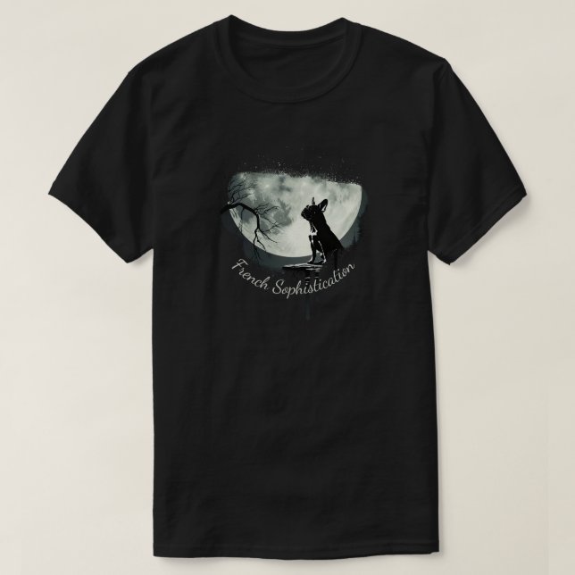 T-shirt Sophistication du Bouledogue Français (Design devant)