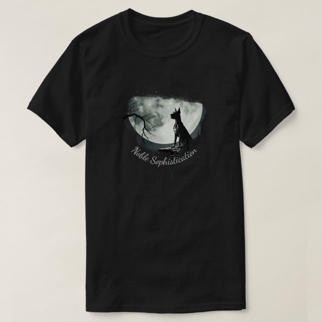 T-shirt Sophistication du Dogue Allemand (Design devant)
