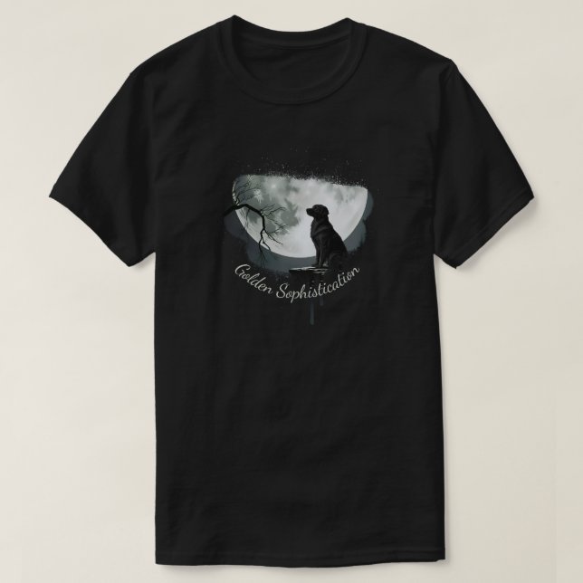 T-shirt Sophistication du Golden Retriever (Design devant)