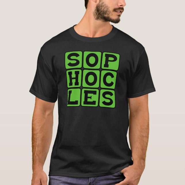 T-shirt Sophocle, Tragédien Grec (Devant)