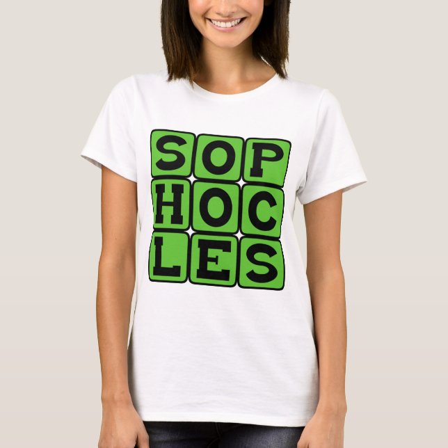 T-shirt Sophocle, Tragédien Grec (Devant)