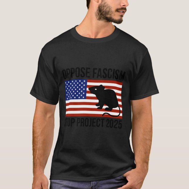 T-shirt S'opposer au fascisme (Devant)