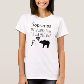 T-shirt Soprano amusant - Ours moyen