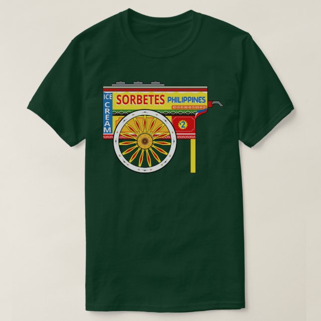 T-shirt Sorbetes mignonnes Crème glacée t (Design devant)