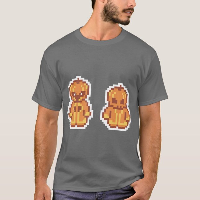 T-shirt Sorcier Citrouille et Enfant (Devant)