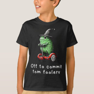 T-shirt Sorcier Grenouille Fantaisiste Part Pour Commettre