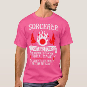 T-shirt Sorcier L'Arcane Touché - Dragons Dungeons (W