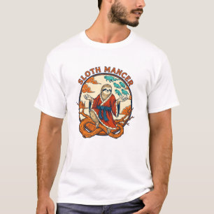 T-shirt Sorcier Manceur de Paresse Zen Fantastique Mystiqu