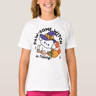 T-shirt Sorcière à mâcher en entraînement - Chien d'Hallow