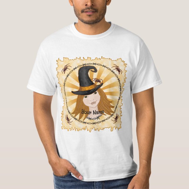 T-shirt Sorcière araignée (Devant)