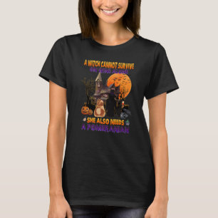 T-shirt Sorcière Au Vin Elle A Besoin D'Une Halloween Pomé