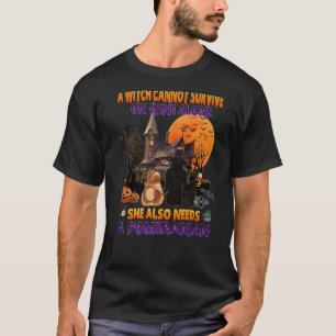 T-shirt Sorcière Au Vin Elle A Besoin D'Une Halloween Pomé