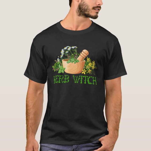 T-shirt Sorcière aux herbes (Devant)