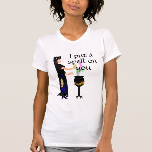T-shirt Sorcière avec Pot magique et citation