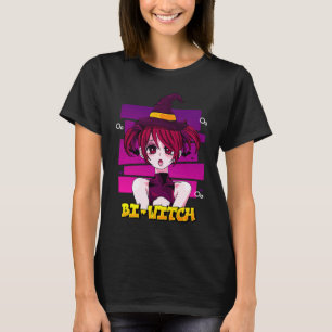 T-shirt Sorcière Bi Bisexuelle Sorcière Pun Bihexuelle Fie