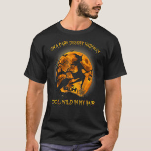 T-shirt Sorcière Chambres Sur Un Hall D'Autoroutes Du Dése