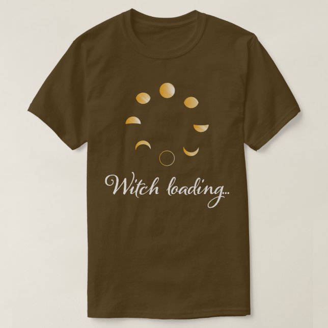 T-shirt Sorcière Chargement Witchcraft Wicca Magic Moon Pr (Design devant)