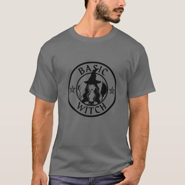 T-shirt Sorcière de base | Costume De Sorcière Halloween P (Devant)