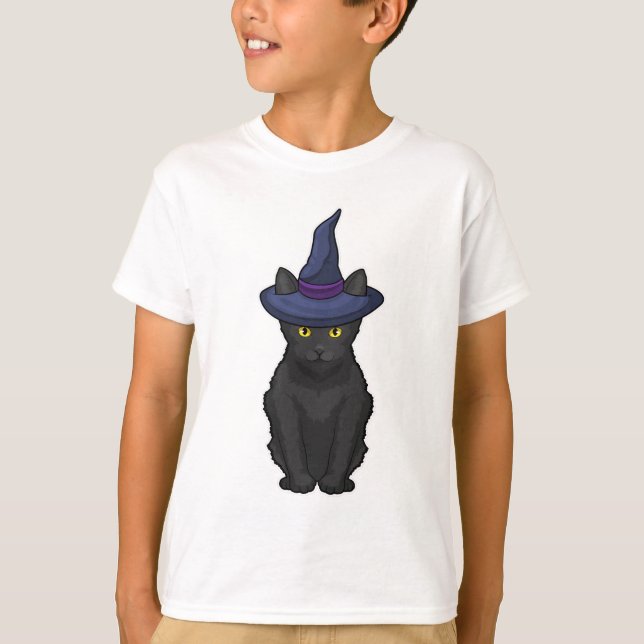 T-shirt Sorcière de chat (Devant)