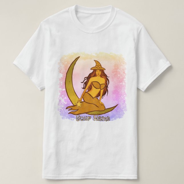 T-shirt Sorcière de la Lune d'Automne (Design devant)