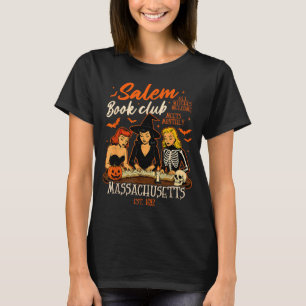 T-shirt Sorcière de lecture de livre Halloween Club de liv