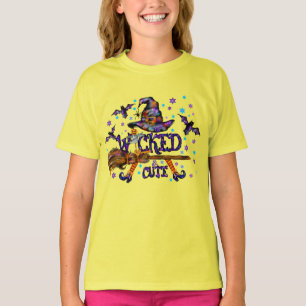 T-shirt Sorcière de l'Halloween mignonne