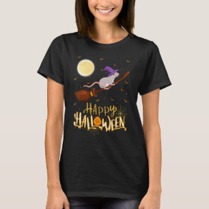 T-shirt Sorcière de Rat Ride Shotgun Rat Halloween
