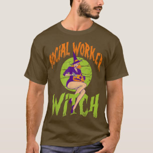 T-shirt Sorcière de travailleur social - Drôle travailleur