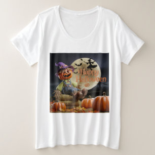 T-shirt sorcière d'Halloween féminin