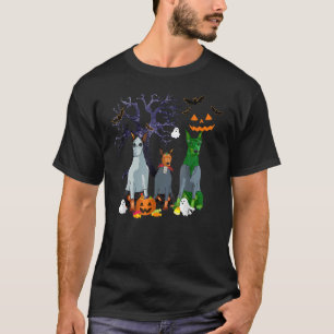 T-shirt Sorcière Doberman Pinscher Chien Halloween Costume