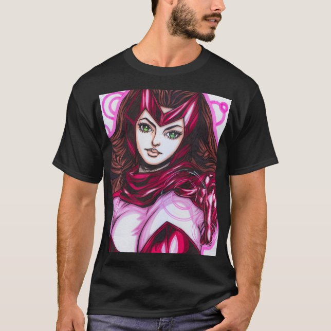 T-shirt Sorcière Écarlate ~ Wanda Maximoff (Devant)