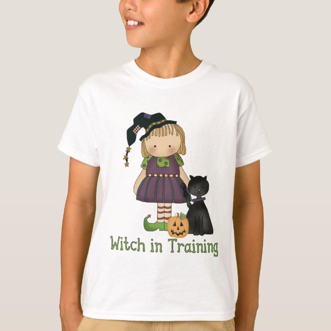 T-shirt Sorcière en formation Sweatshirt d'Halloween (Devant)