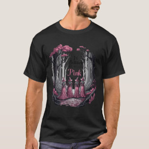 T-shirt Sorcière En Octobre Nous Portons Nk Cancer Du Sein