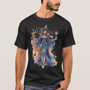 T-shirt Sorcière en train de jouer un sort