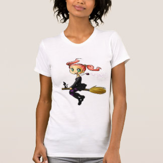 T-shirt Sorcière et Kitty