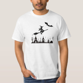 T-shirt sorcière, fantômes