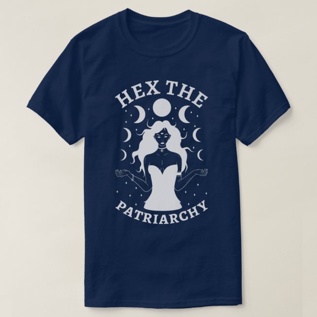 T-shirt Sorcière féministe Combattre Le Patriarcat Hex Le  (Design devant)