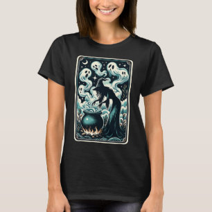 T-shirt Sorcière Ghost Cauldron Gothique Supernaturel Taro
