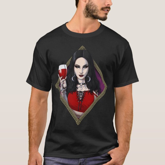 T-shirt Sorcière gothique (Devant)