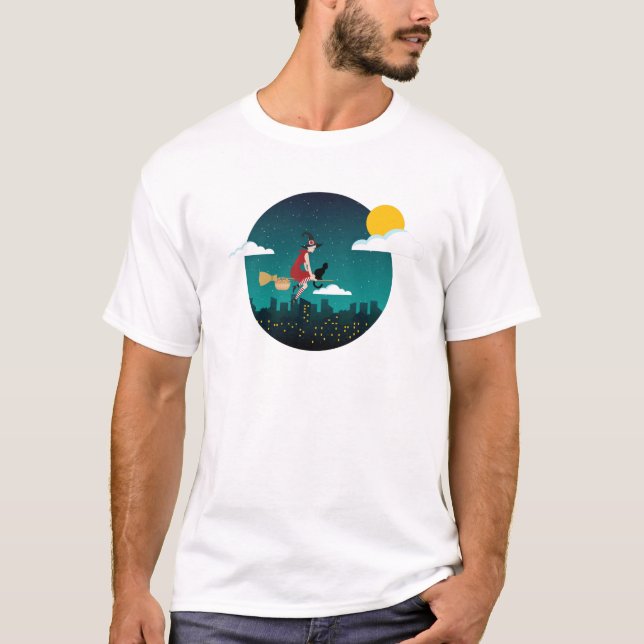 T-shirt sorcière halloween Befana (Devant)