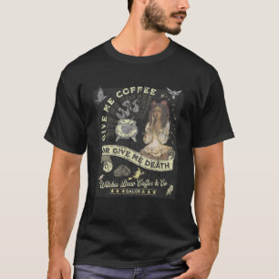 T-shirt Sorcière Halloween Motif sorcières brasser café &
