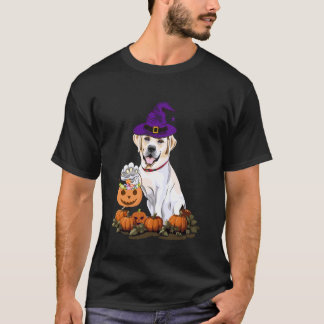 T-shirt Sorcière Labrador Halloween