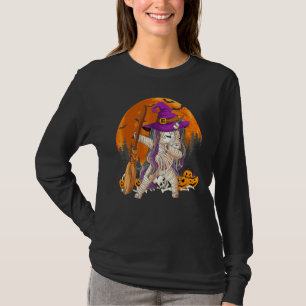 T-shirt Sorcière Momie Licorne Dabbing Avec Balai Hallowee