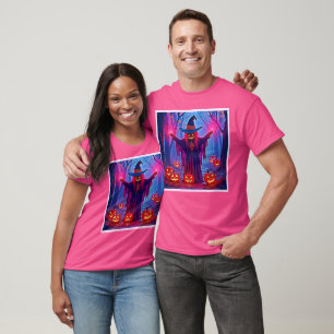 T-shirt Sorcière mystérieuse dans Enchanted Woods Design